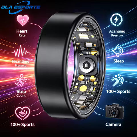 Bague Intelligente Ola Esporte : Suivi Santé, Prise de Photos, Étanche