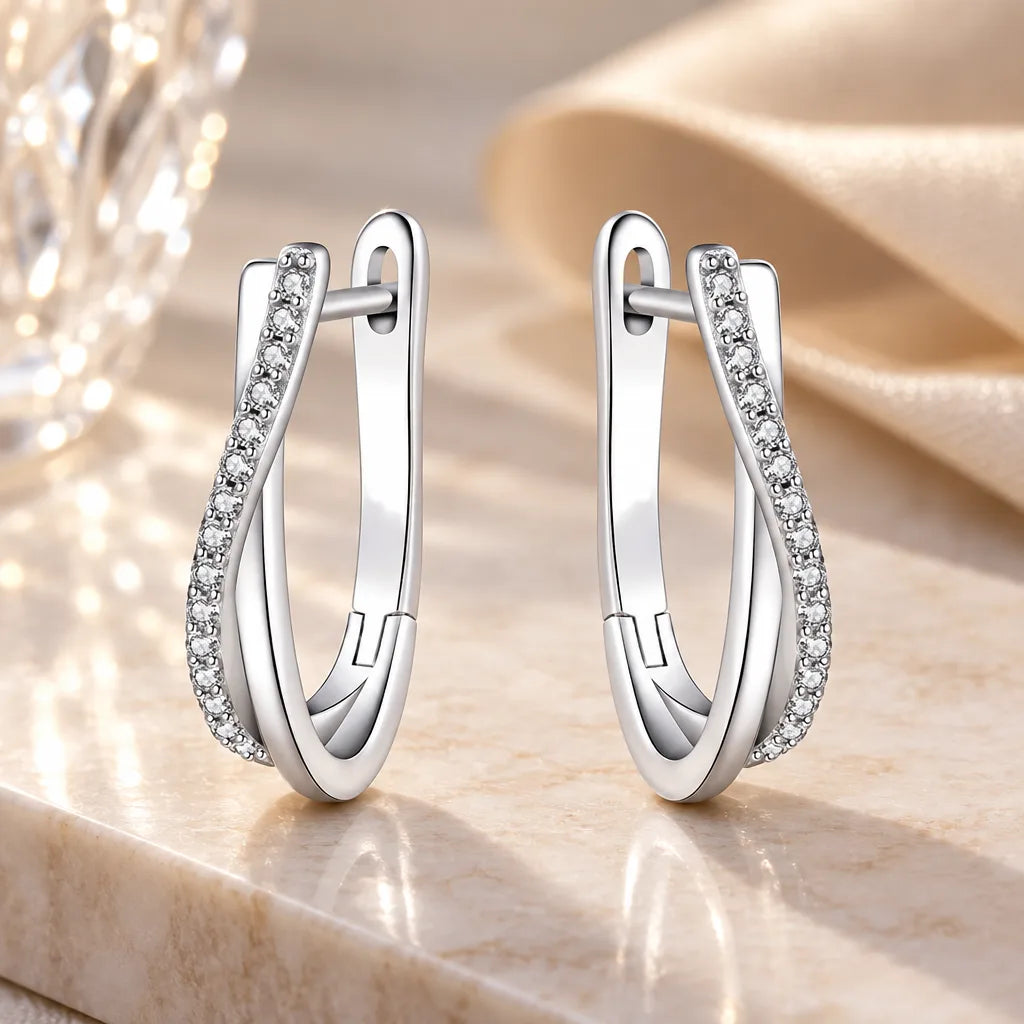 Boucles doreilles argent etoile