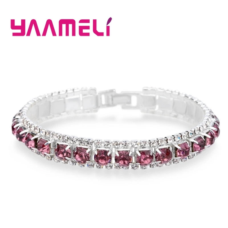 Bracelet cristal autrichien femme
