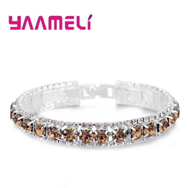 Bracelet cristal autrichien femme