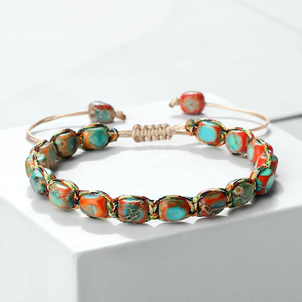 Bracelet perles pierre naturelle