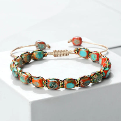 Bracelet perles pierre naturelle