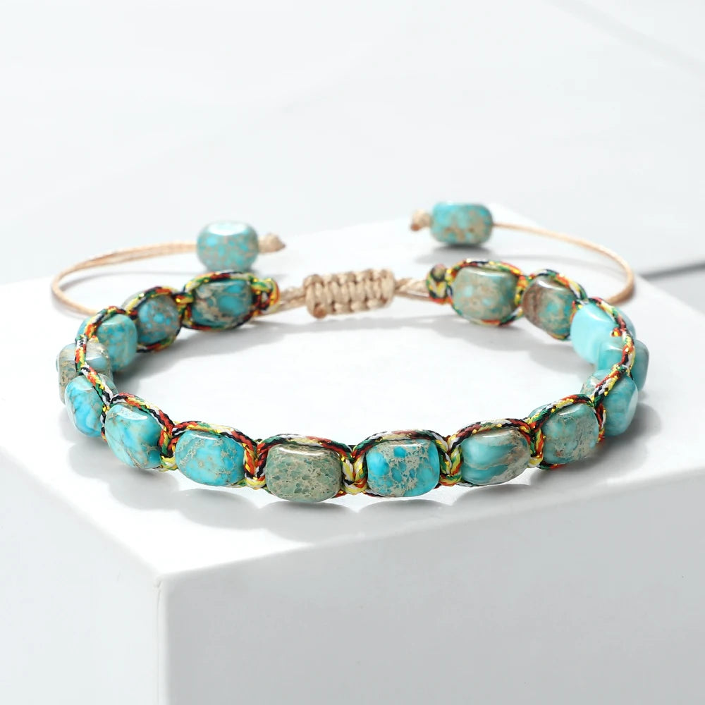 Bracelet perles pierre naturelle