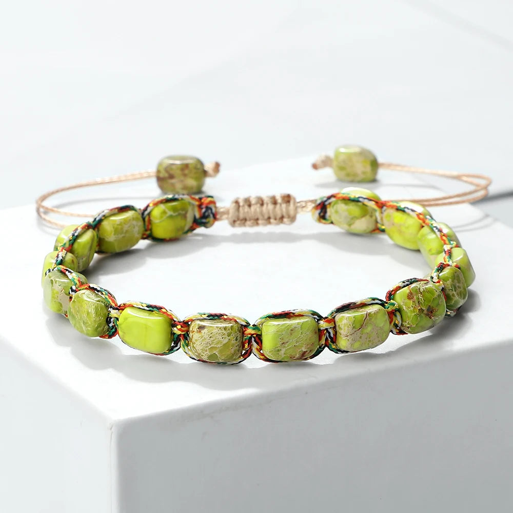 Bracelet perles pierre naturelle
