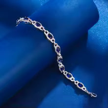 Bracelet argent zirconium femme