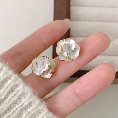 boucles doreilles camelia femme