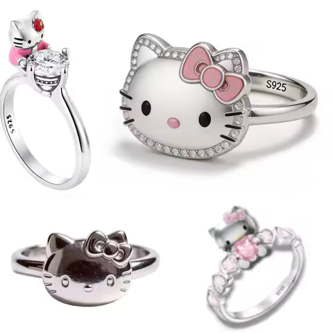Bague Argent 925 Cristal pour Femme - Bijou Élégant Cadeau Mariage
