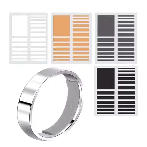 Lot de 4 Anneaux Ajusteurs de Taille en EVA - 4 Couleurs