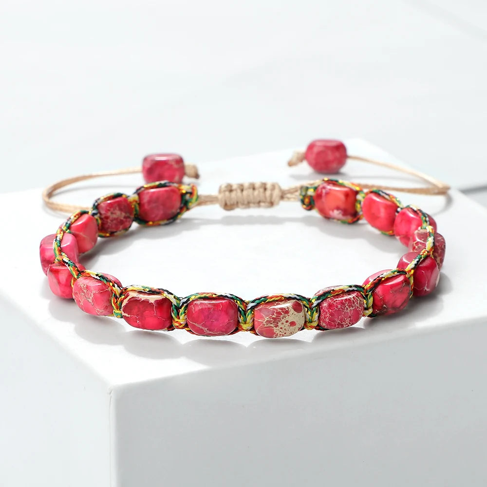 Bracelet perles pierre naturelle