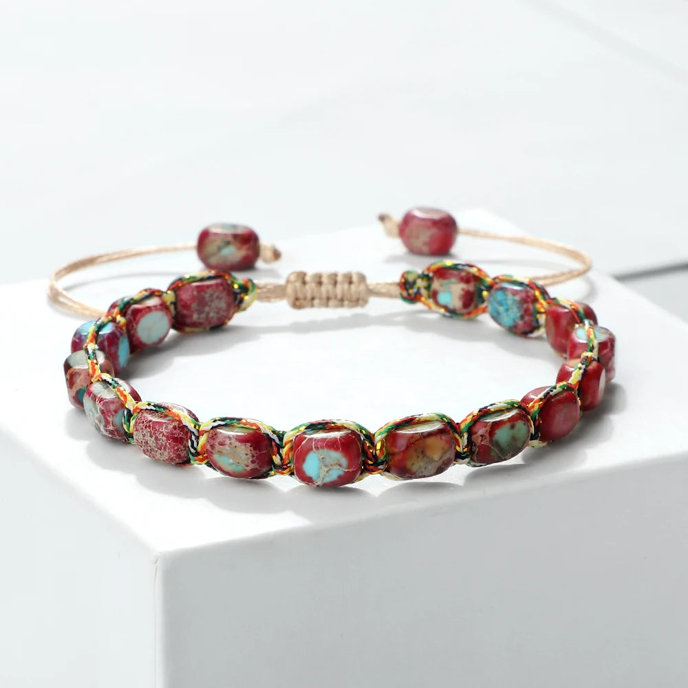 Bracelet perles pierre naturelle