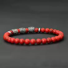 Bracelet perles homme œil de tigre