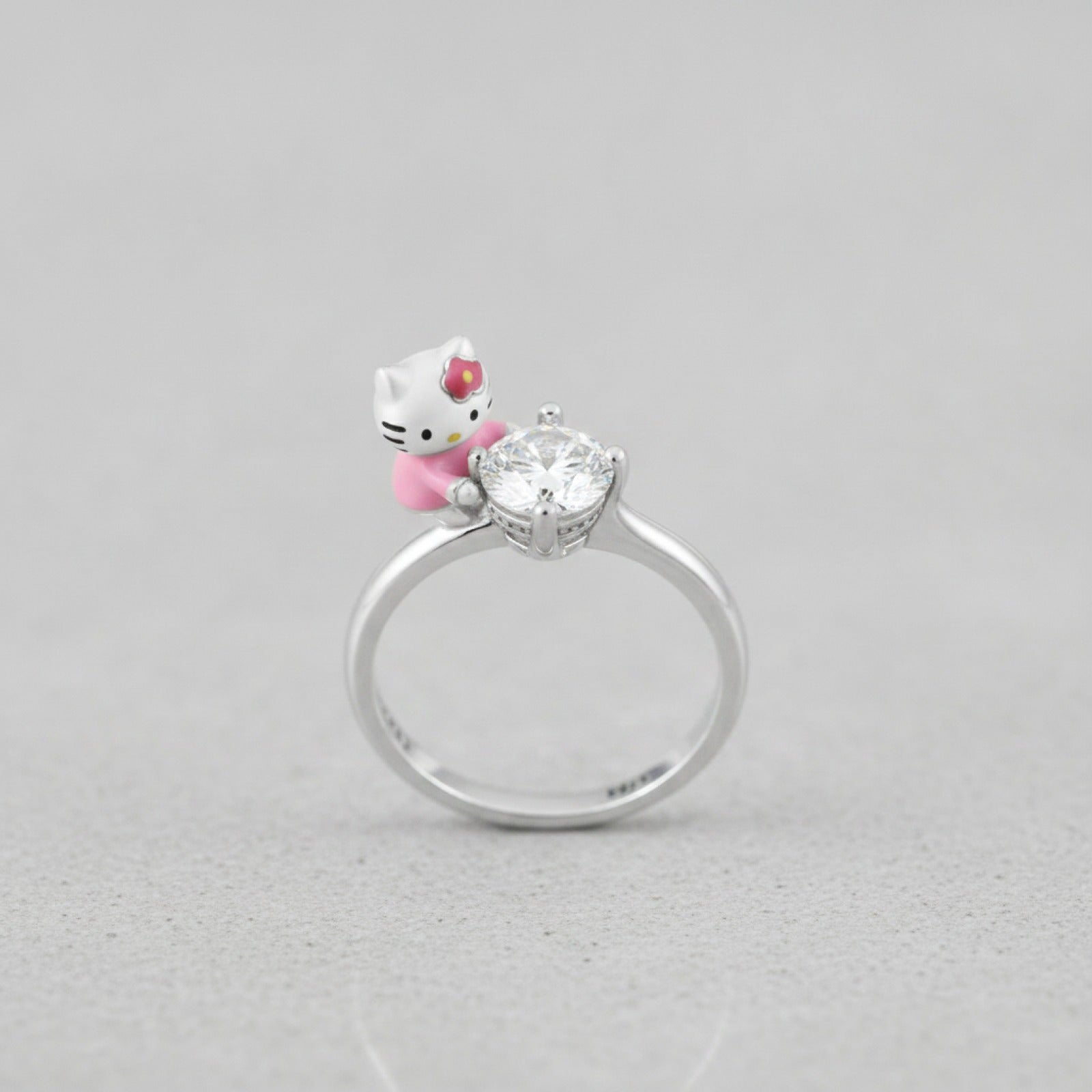 Bague Argent 925 Cristal pour Femme - Bijou Élégant Cadeau Mariage