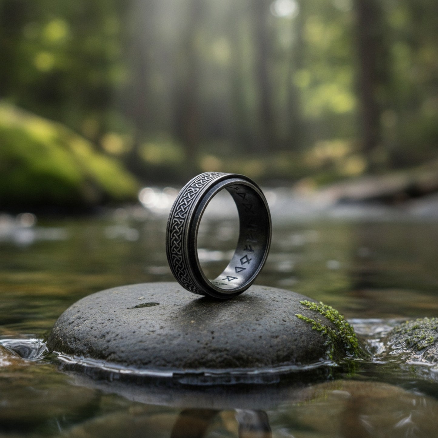 Bague Viking Celtique Vintage en Acier Inoxydable pour Homme et Femme