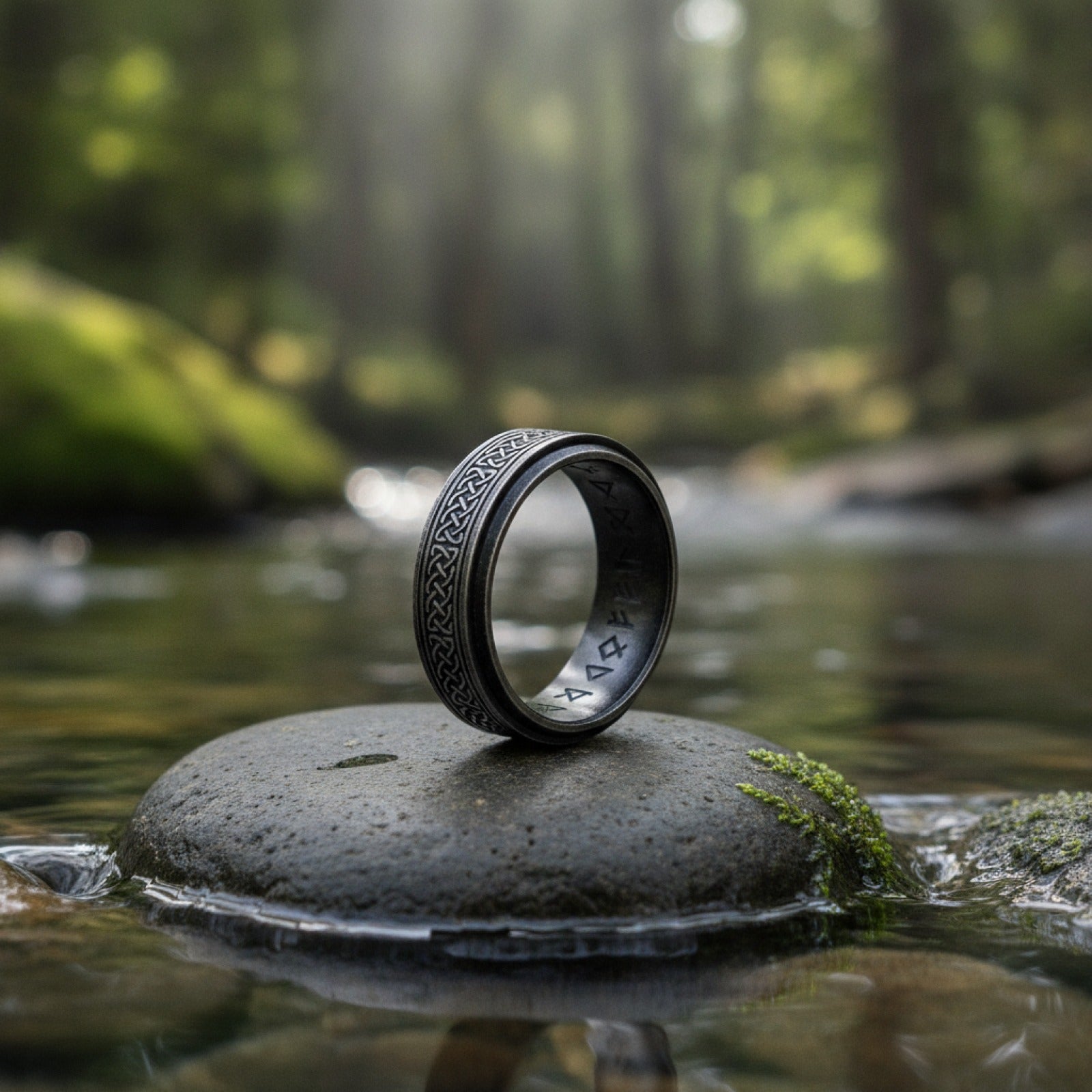 Bague Viking Celtique Vintage en Acier Inoxydable pour Homme et Femme