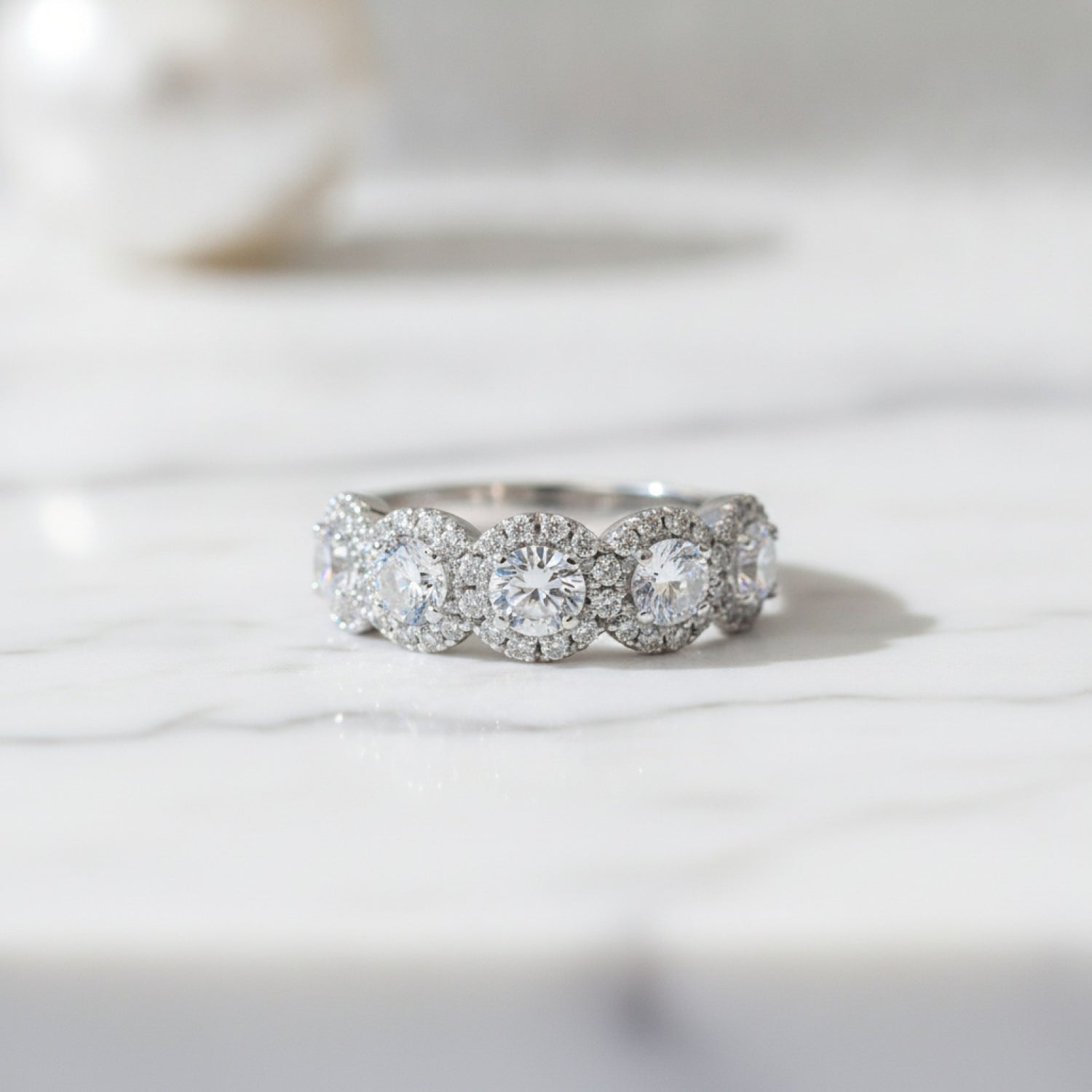 Bague de fiançailles Huitan en argent avec zircone cubique scintillante pour femme