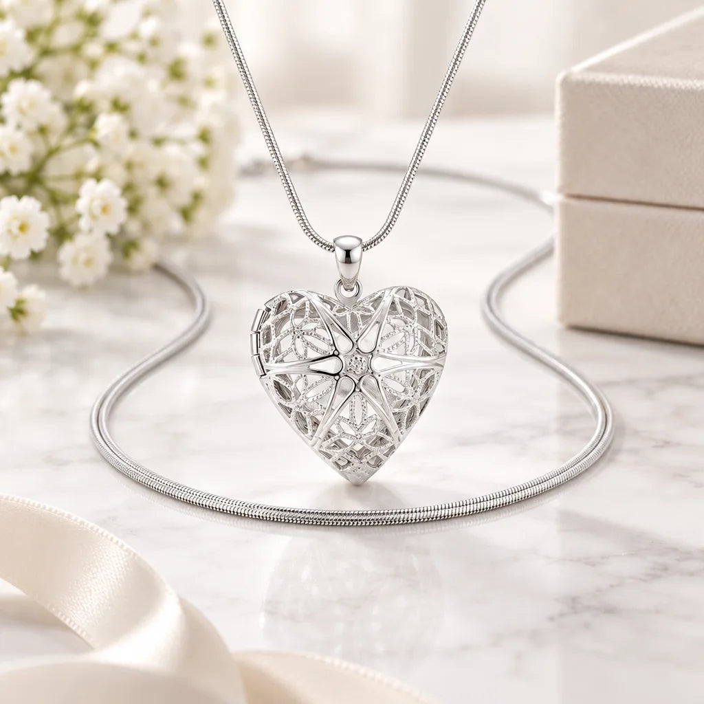 Collier pendentif cadre photo