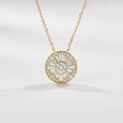 Collier Pendentif Moissanite Or 18 Carats Luxorium