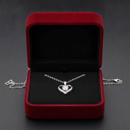 Collier Cœur Moissanite Argent 925