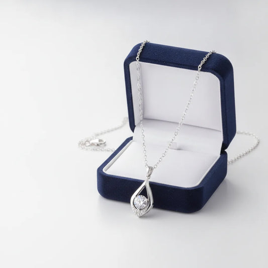 Collier Larme d'Éclat Moissanite 1 Carat Argent 925