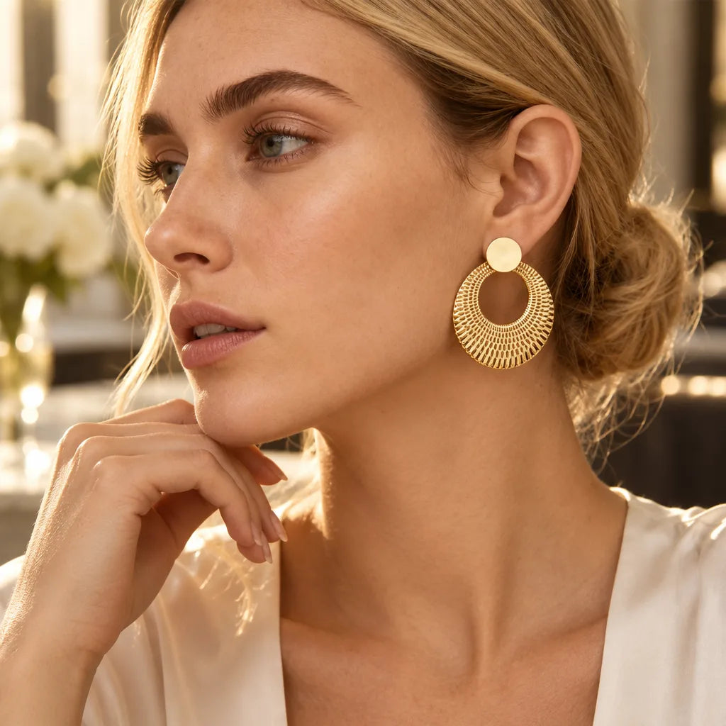 Boucles d oreilles cercle