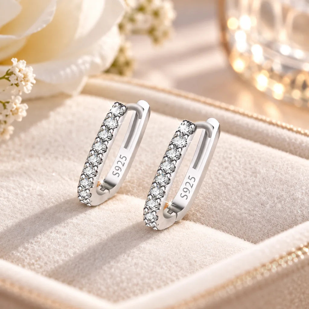 Boucles d'oreilles creoles argent