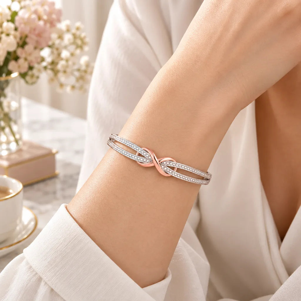 Bracelet argent 925 ouvert