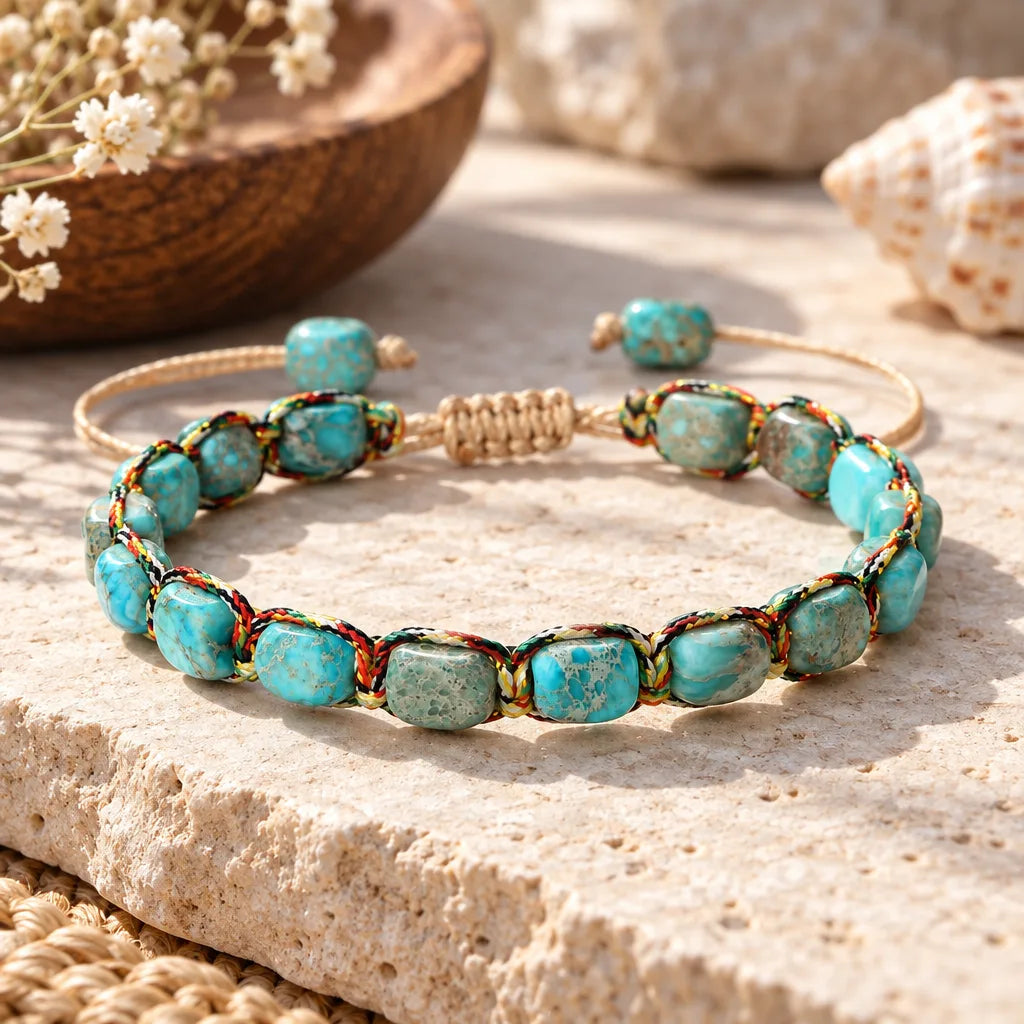 Bracelet perles pierre naturelle