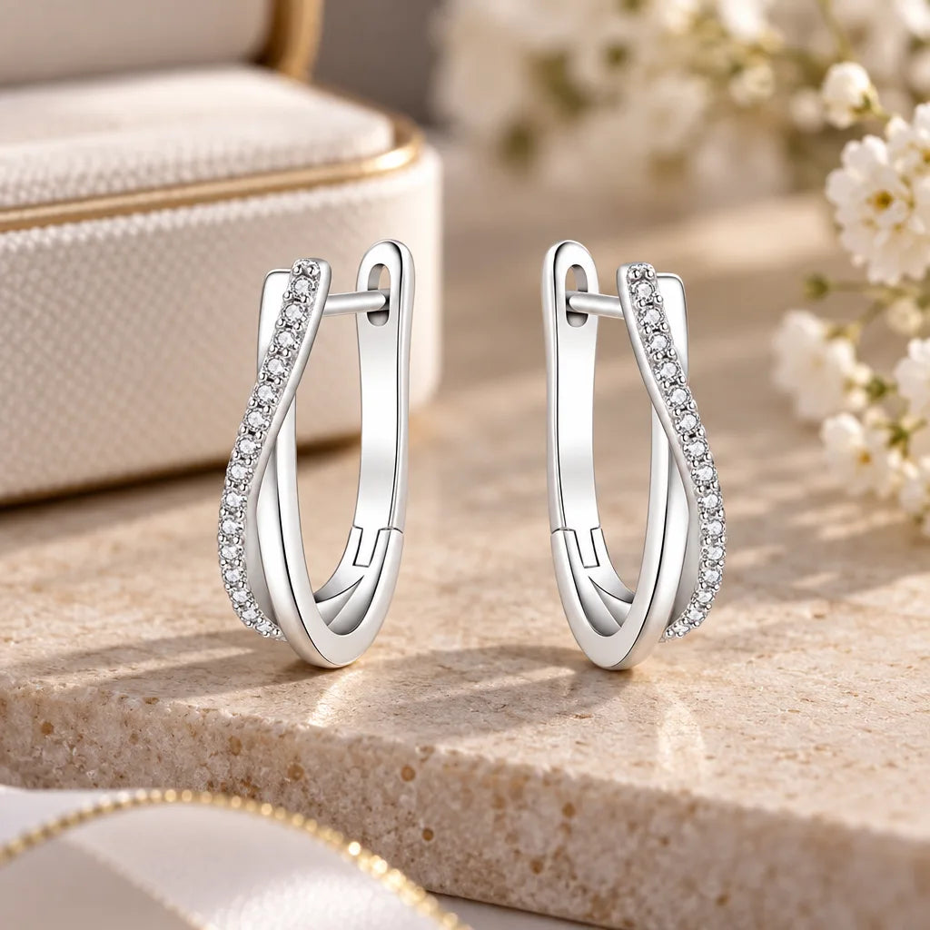 Boucles doreilles argent etoile