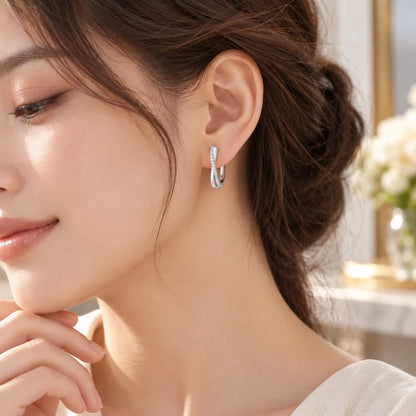 Boucles doreilles argent etoile