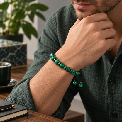 Bracelet Malachite Pierre Naturelle