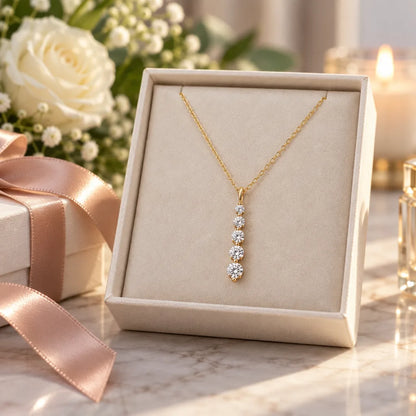 Collier pendentif moissanite 5
