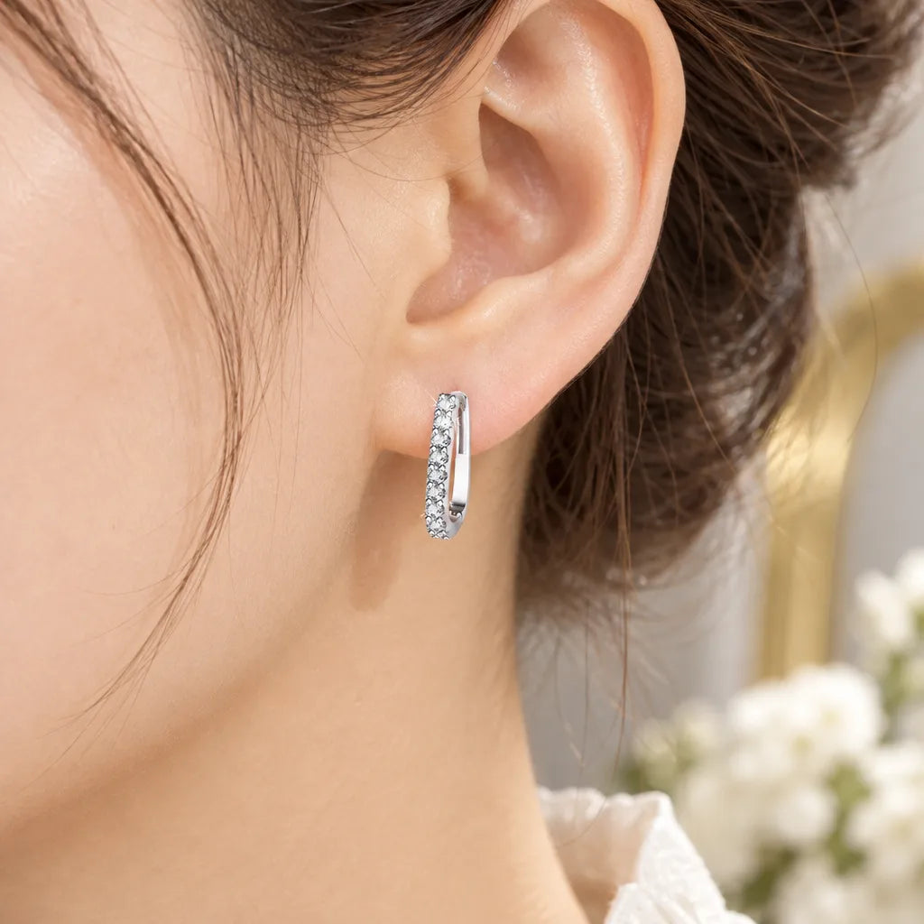 Boucles d'oreilles creoles argent