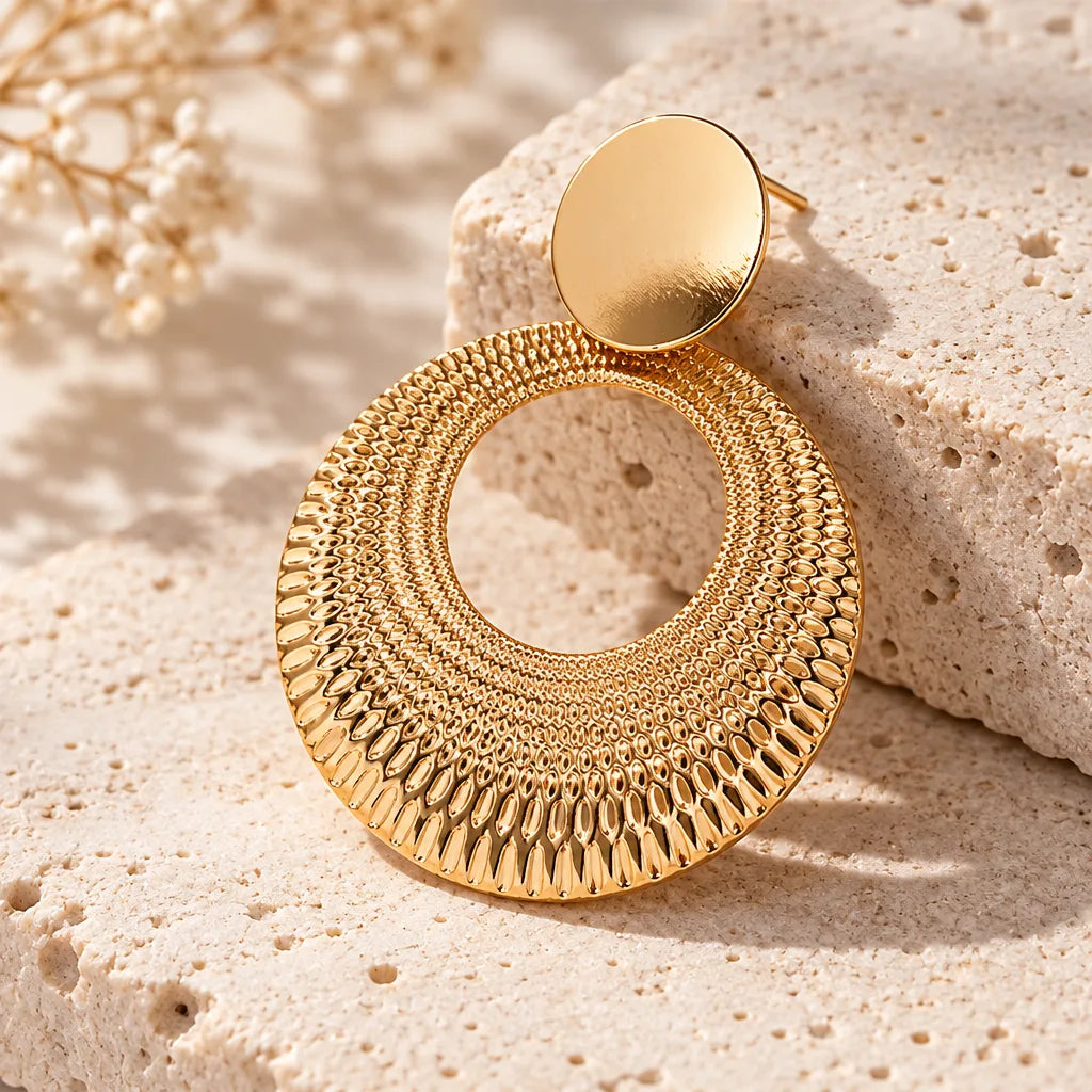 Boucles d oreilles cercle
