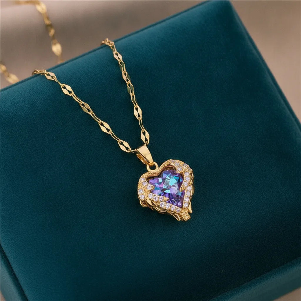 Collier Cœur d'Océan Acier Inoxydable
