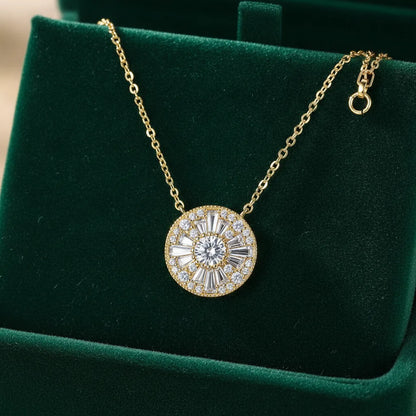 Collier Pendentif Moissanite Or 18 Carats Luxorium